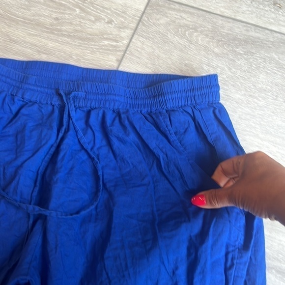 MIRACLESUIT & talbot blue crochet pull on beach pants size xs - Picture 6 of 8